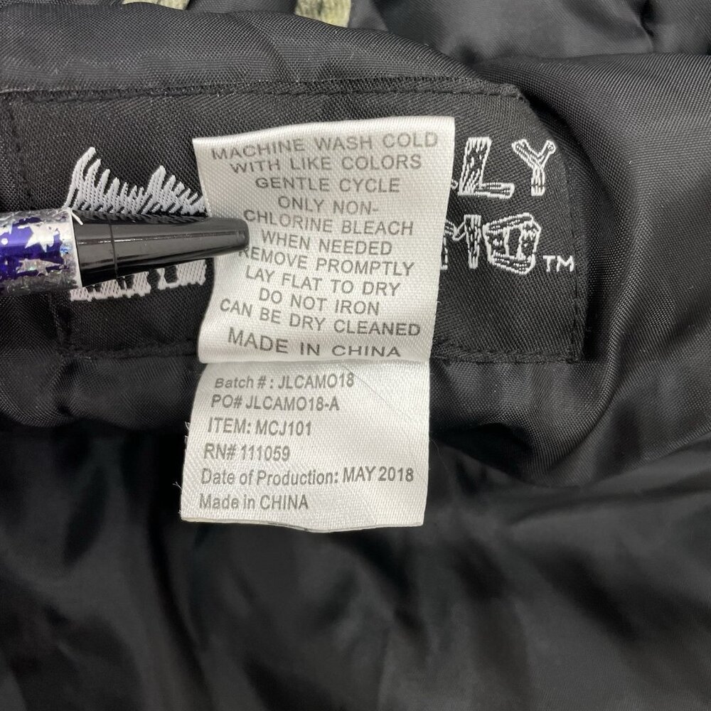 WFS Burly Camo Jacket Insulated Hunting Winter Outdoor Canvas Hooded Mens 3XL - Picture 9 of 12